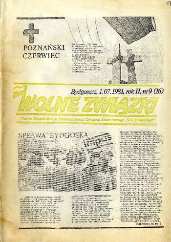 „Wolne Związki” – pismo NSZZ „Solidarność” w Bydgoszczy z dnia 01.07.1981 r. #5