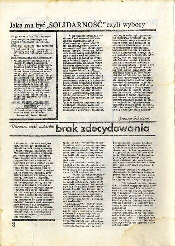 „Wolne Związki” – pismo NSZZ „Solidarność” w Bydgoszczy z dnia 01.07.1981 r. #12