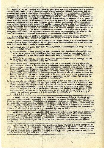 „Serwis Informacyjny” – pismo NSZZ „Solidarność” w Bydgoszczy z dnia 16.02.1981 r. #2