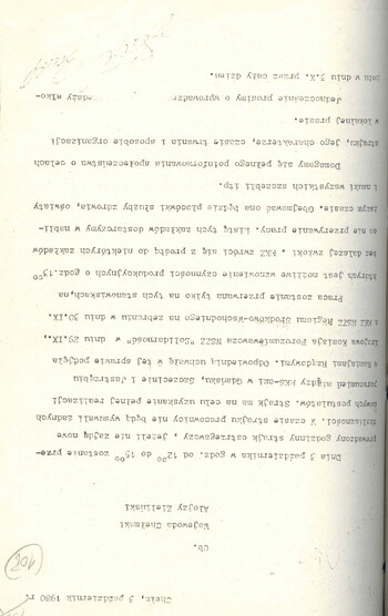 Pismo Międzyzakładowego Komitetu Założycielskiego NSZZ Solidarność w Chełmie do wojewody chełmskiego, 3 X 1980, IPN Lu 0120/74 t. 1, k. 108