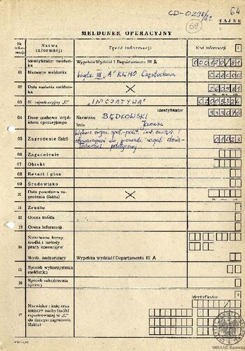 Meldunek operacyjny