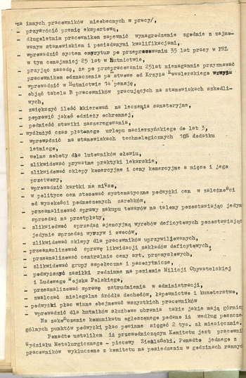 SOS Zgryz - nastroje niezadowolenia Huta Miedzi Legnica na tle warunków pracy, płacy, spr #1