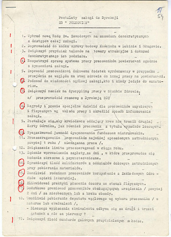 SOS Sierpień [strajk w ZG Polkowice 26.08.1980] #1