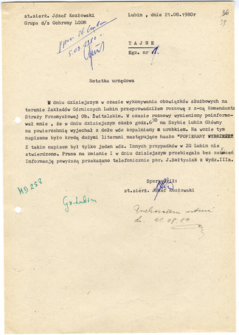 SOS Sierpień [strajk w ZG Polkowice 26.08.1980] #5