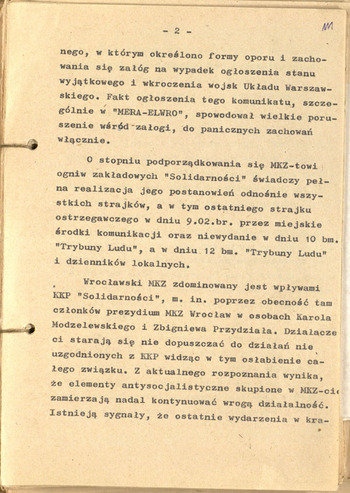 Harmonogram posiedzeń kierownictwa KWMO Wrocław na II półrocze 1975 r. oraz inne pozyc #1