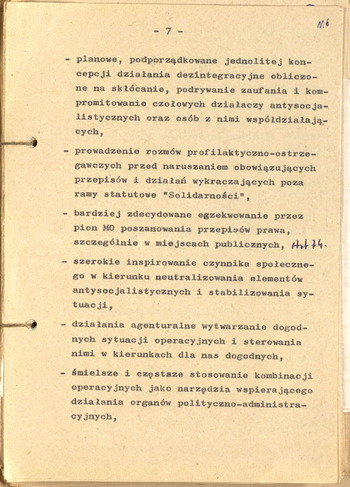 Harmonogram posiedzeń kierownictwa KWMO Wrocław na II półrocze 1975 r. oraz inne pozyc #6