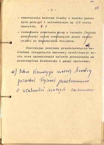 Harmonogram posiedzeń kierownictwa KWMO Wrocław na II półrocze 1975 r. oraz inne pozyc #8