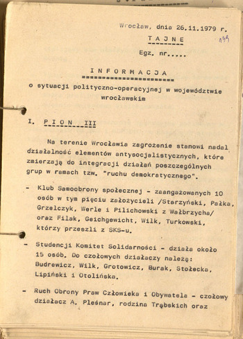 Harmonogram posiedzeń kierownictwa KWMO Wrocław na II półrocze 1975 r. oraz inne pozyc #9