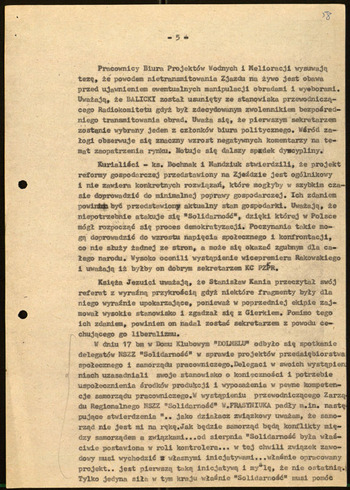 Sytuacja w woj. wrocławskim, Informacje MSW -1981 #10