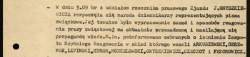 Sytuacja w woj. wrocławskim, Informacje MSW -1981 #36