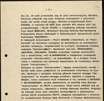 Sytuacja w woj. wrocławskim, Informacje MSW -1981 #42