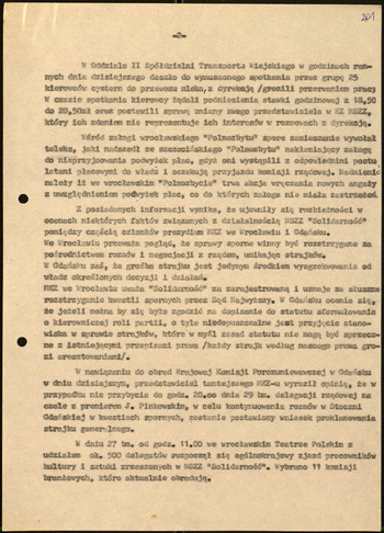 Informacje o sytuacji w woj. wrocławskim - 1980 #5