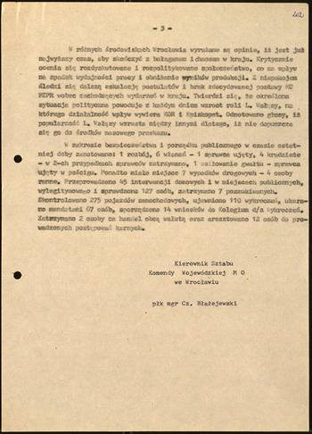 Informacje o sytuacji w woj. wrocławskim - 1980 #6