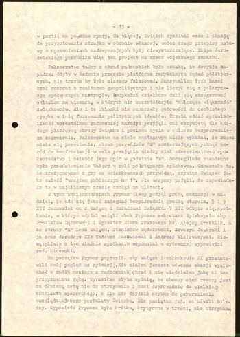 Artykuł pod red. Karola Modzelewskiego Solidarność w przededniu wojny WUSW Wrocław #5