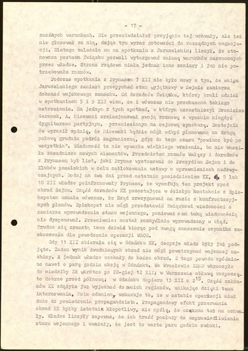 Artykuł pod red. Karola Modzelewskiego Solidarność w przededniu wojny WUSW Wrocław #7