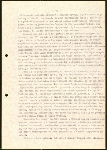 Artykuł pod red. Karola Modzelewskiego Solidarność w przededniu wojny WUSW Wrocław #9