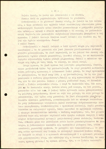 Artykuł pod red. Karola Modzelewskiego Solidarność w przededniu wojny WUSW Wrocław #14