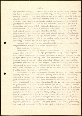 Artykuł pod red. Karola Modzelewskiego Solidarność w przededniu wojny WUSW Wrocław #15