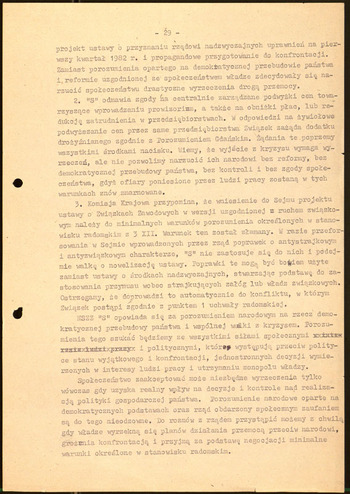 Artykuł pod red. Karola Modzelewskiego Solidarność w przededniu wojny WUSW Wrocław #19