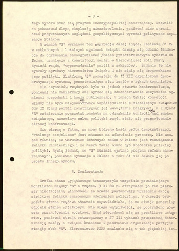 Artykuł pod red. Karola Modzelewskiego Solidarność w przededniu wojny WUSW Wrocław #30