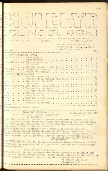 Biuletyn Dolnośląski od nr 3-479 do nr 12-191980 #15