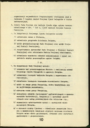 Statut NSZZ Rolników Indywidualnych Solidarność. 1981 #5