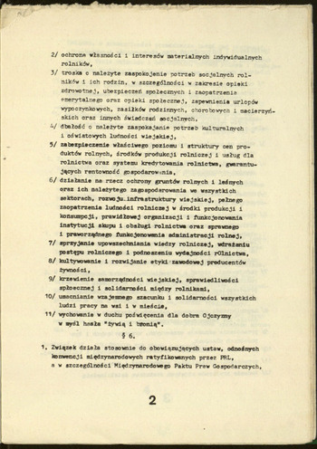 Statut NSZZ Rolników Indywidualnych Solidarność. 1981 #14