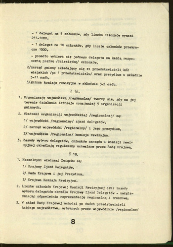 Statut NSZZ Rolników Indywidualnych Solidarność. 1981 #2