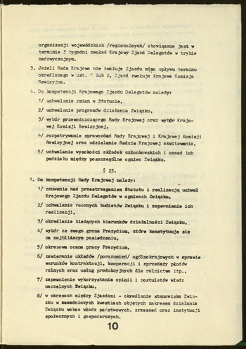 Statut NSZZ Rolników Indywidualnych Solidarność. 1981 #4