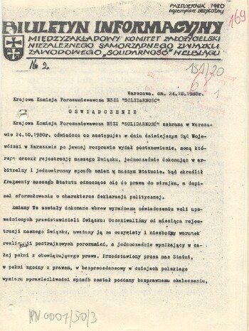 KWMO Elbląg, NSZZ „Solidarność”