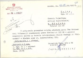 KWMO Gdańsk, „Sierpień 80”