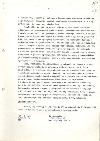 KWMO Gdańsk, „Sierpień 80”