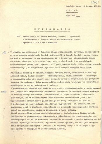 KWMO Gdańsk, „Sierpień 80”