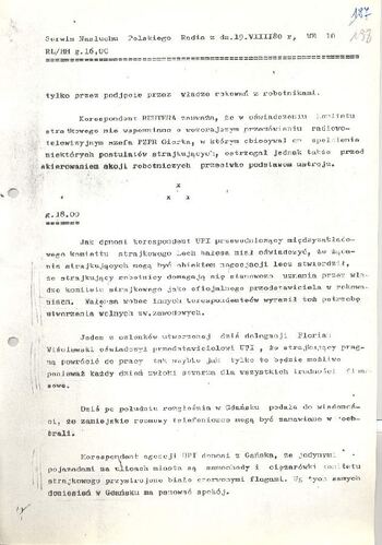 KWMO Gdańsk, „Sierpień 80”