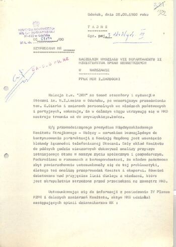 KWMO Gdańsk, „Sierpień 80”