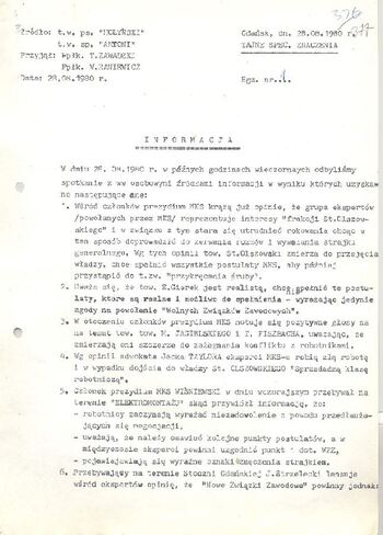 KWMO Gdańsk, „Sierpień 80”