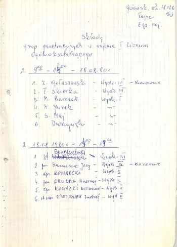 KWMO Gdańsk, „Sierpień 80”