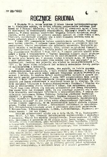 Materiały przekazane przez Pana Janusza Tołłoczkę, spuścizna, Solidarność-Biuletyn Informacyjny Komitetu Założycielskiego NSZZ Nr 28 #3