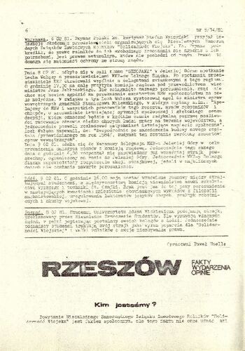 Materiały przekazane przez Pana Janusza Tołłoczkę, spuścizna, Solidarność-Biuletyn Informacyjny Komitetu Założycielskiego NSZZ Nr 5/34 #6