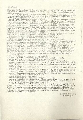 Materiały przekazane przez Pana Janusza Tołłoczkę, spuścizna, Solidarność-Biuletyn Informacyjny Komitetu Założycielskiego NSZZ Nr 5/34 #7