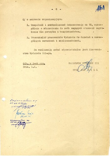 Uzupełnienie planu działań Wydziału III KWMO w Krakowie z dnia 04.11.1980 - IPN Kr 056/97 (KWMO Kraków 145/K)