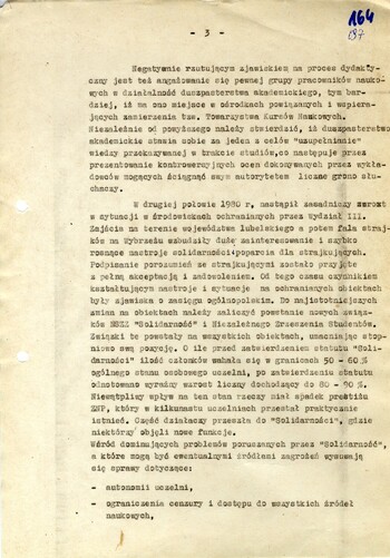 Analiza zagrożeń i stanu bezpieczeństwa województwa krakowskiego w 1980 r. - IPN Kr 056/97 (KWMO Kraków 145/K)