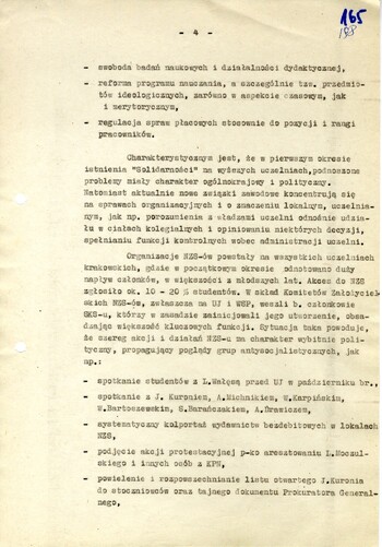 Analiza zagrożeń i stanu bezpieczeństwa województwa krakowskiego w 1980 r. - IPN Kr 056/97 (KWMO Kraków 145/K)