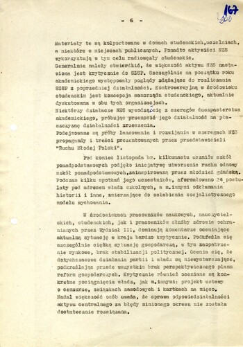 Analiza zagrożeń i stanu bezpieczeństwa województwa krakowskiego w 1980 r. - IPN Kr 056/97 (KWMO Kraków 145/K)