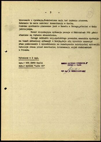 Lato `80 - meldunki od 18.08.1980 do 09.09.1980