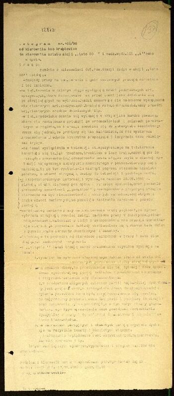 Lato `80 - meldunki od 18.08.1980 do 09.09.1980