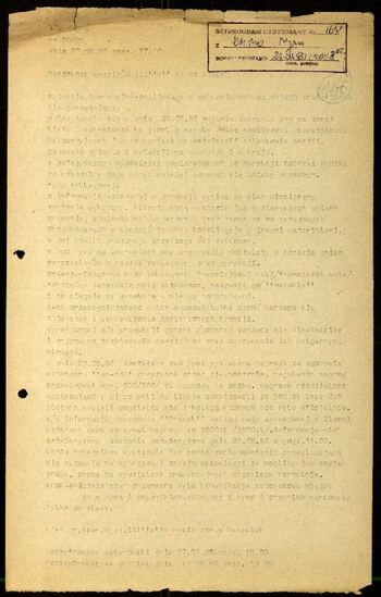 Lato `80 - meldunki od 18.08.1980 do 09.09.1980