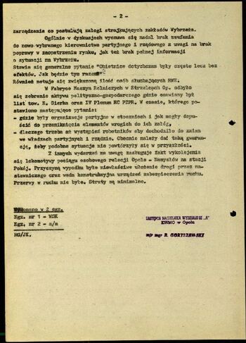 Lato `80 - meldunki od 18.08.1980 do 09.09.1980