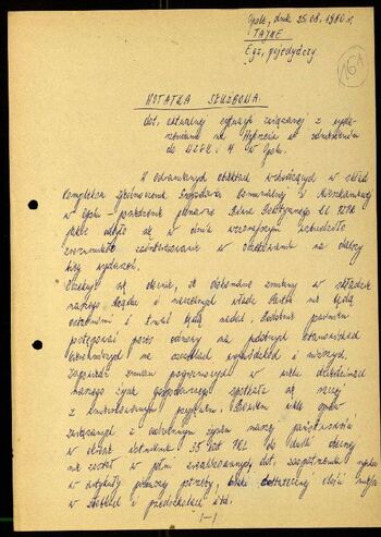 Lato `80 - meldunki od 18.08.1980 do 09.09.1980