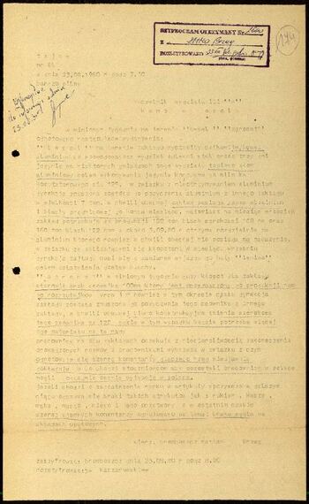 Lato `80 - meldunki od 18.08.1980 do 09.09.1980